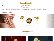 Tablet Screenshot of jawharajewellery.com